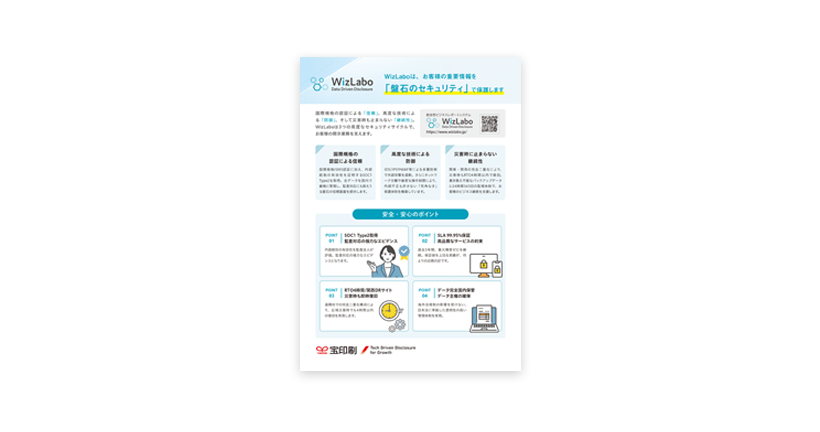 WizLabo情報セキュリティリーフレットイメージ